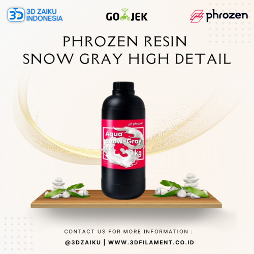 Original Phrozen Resin 8K Snow Gray High Detail for 8K LCD 3D Printer